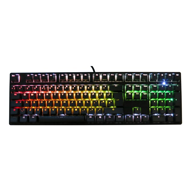 iKBC F108 RGB Mechanical Keyboard with Cherry MX Blue switches (UK Layout)